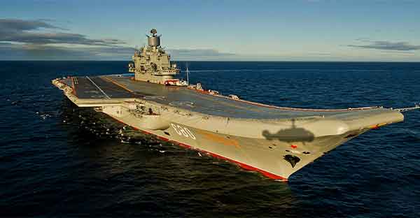 admiral kuznetsov russian aircraft carrier